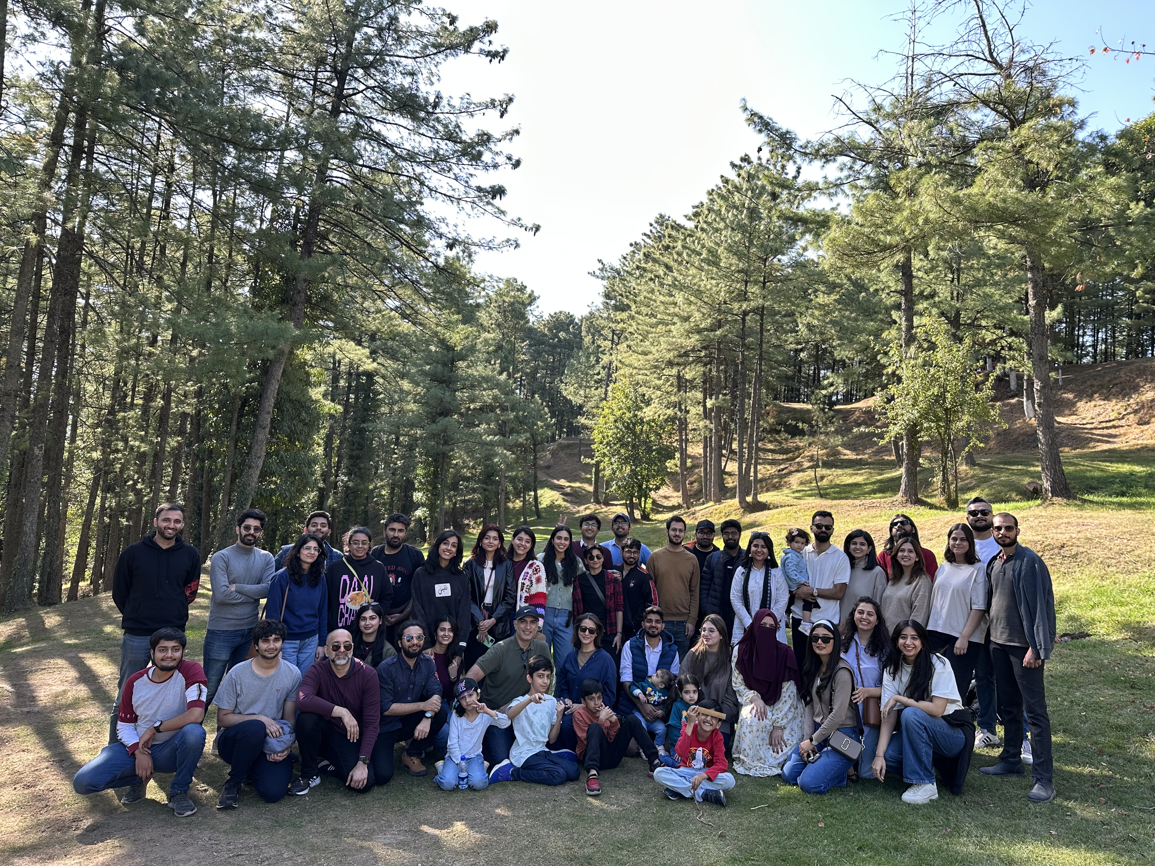 Noobs corporate retreat, forest destination